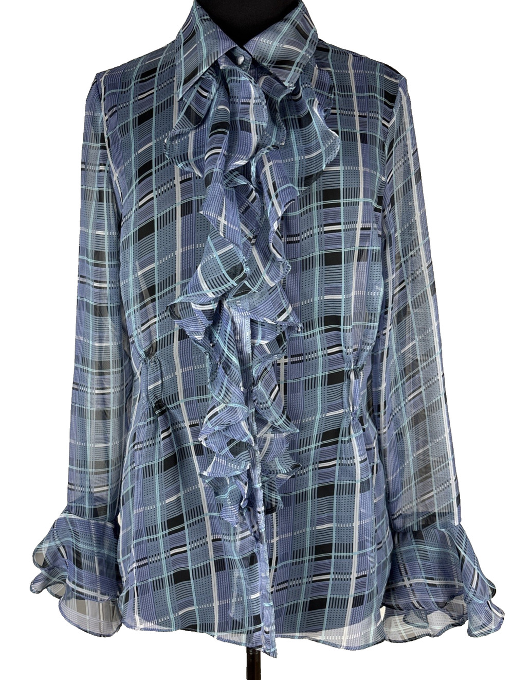 Cabi Sheer Blouse Size XL